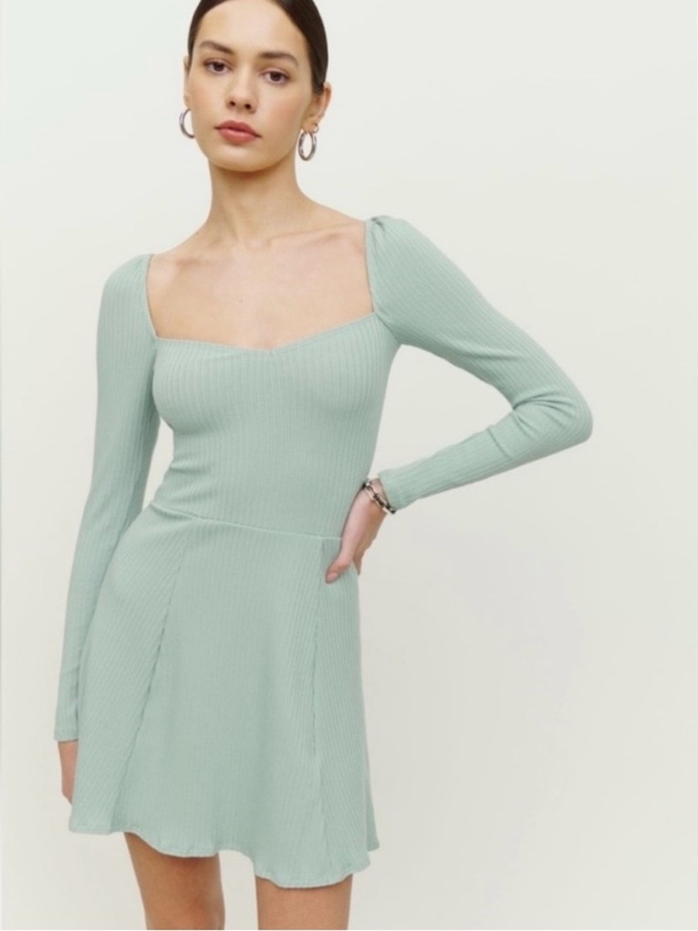 Reformation Bruno dress Small robins egg